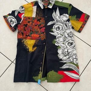 Robert Graham Multicolor Floral Men's Shirt, Like New Used,